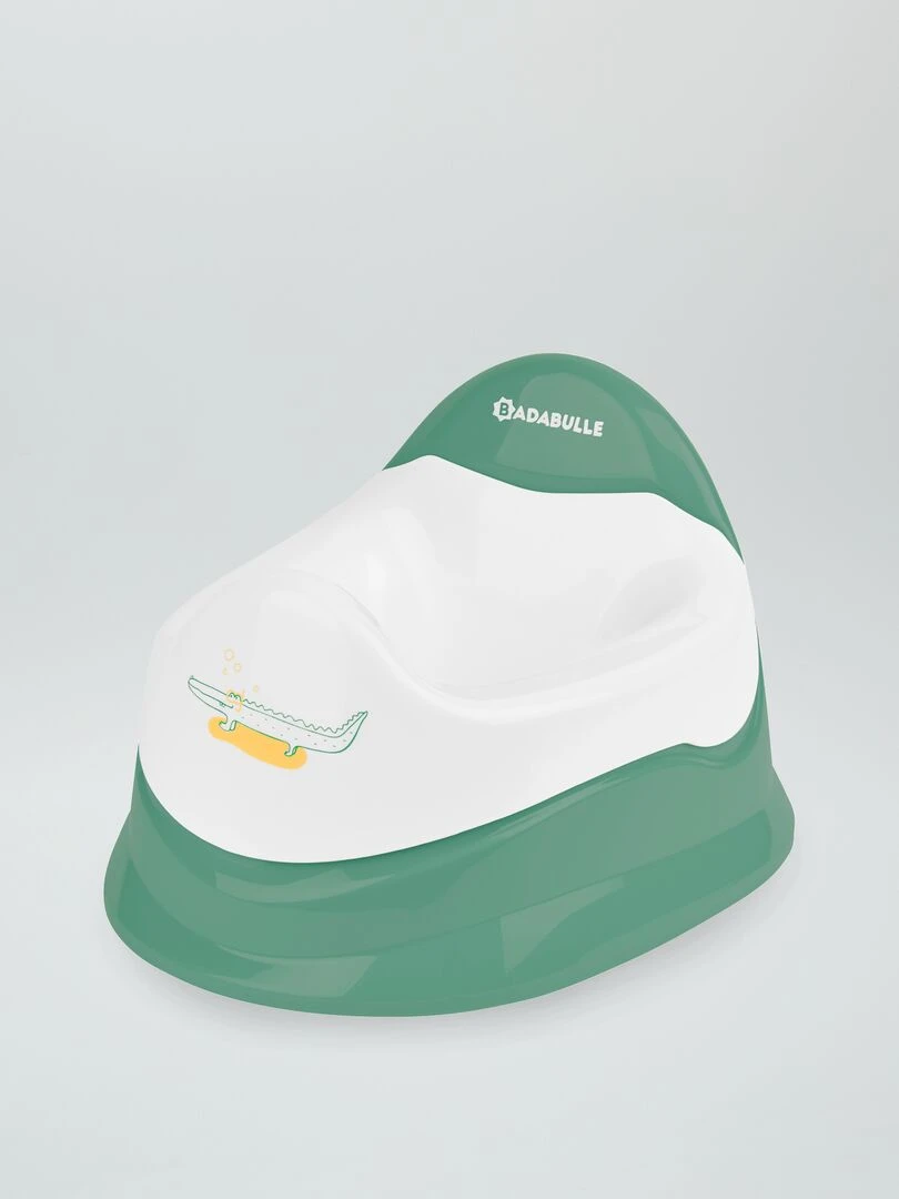 Pot d'apprentissage 'Badabulle' vert/blanc