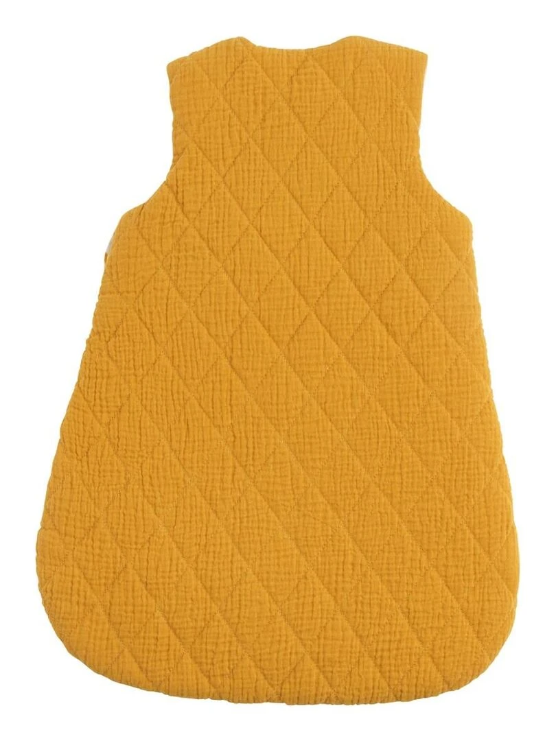 Gigoteuse naissance en coton blanc imprimé   SAUTHON   Blanc Jaune
