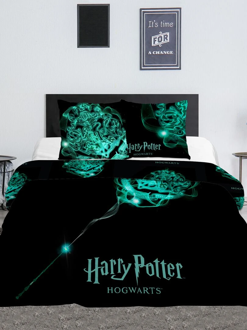 Parure de lit 'Harry Potter' noir