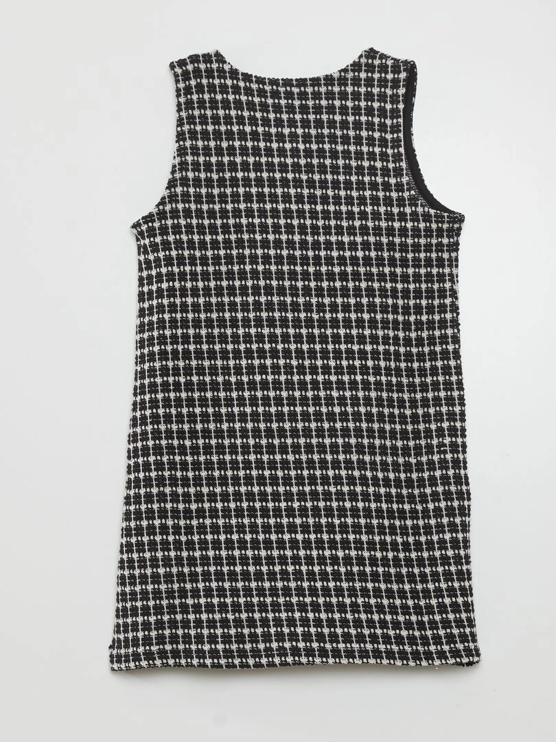 Robe en tweed Noir