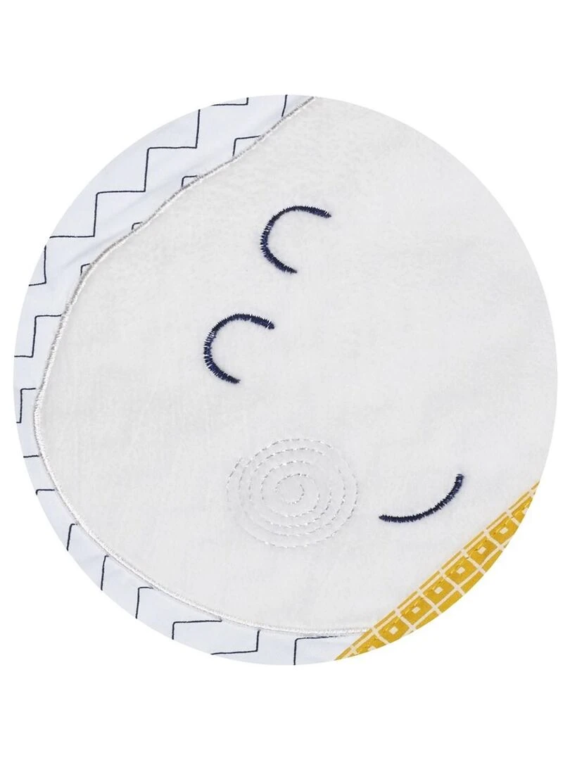 Cape de Bain et Gant 75x75cm en coton blanc SAUTHON Blanc