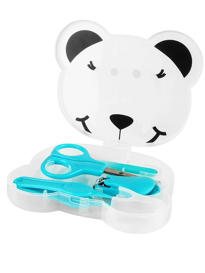 Kit manucure bébé 'Badabulle' gris