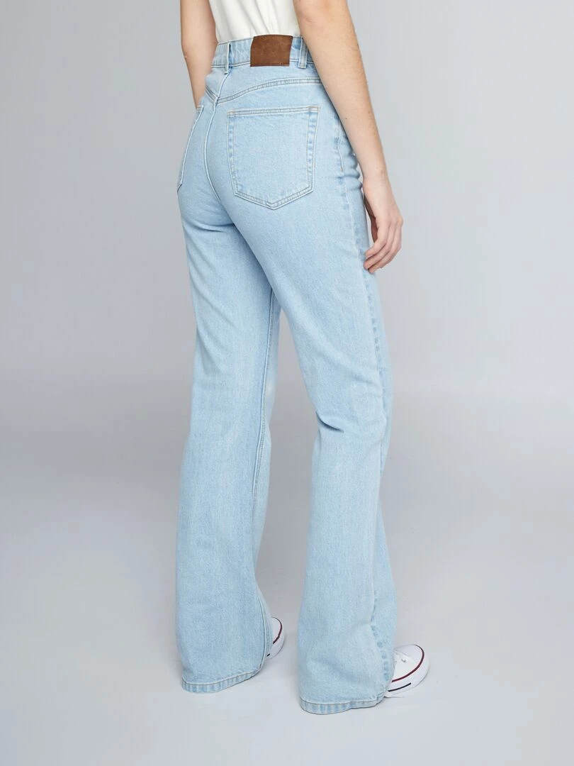 Jean flare/bootcut à taille haute   Bleu