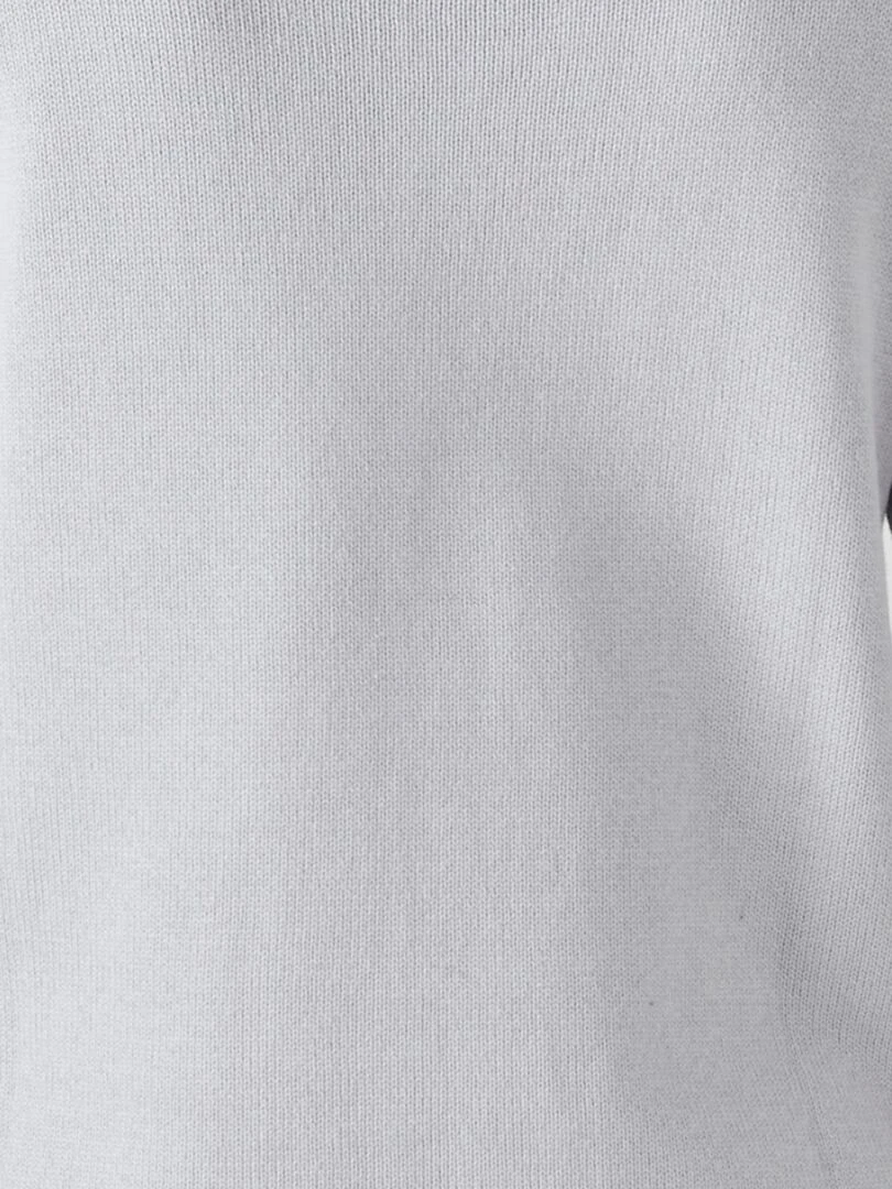 Pull torsadé col rond   Damart   Gris clair