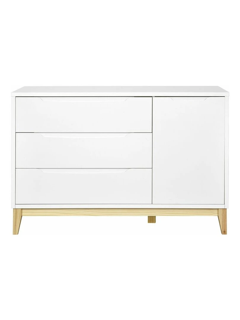 Commode Yoona AKITEN RETAIL Blanc Marron