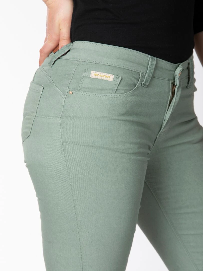 Jeans slim à coutures push up CAPIRAL 'Rica Lewis' Vert