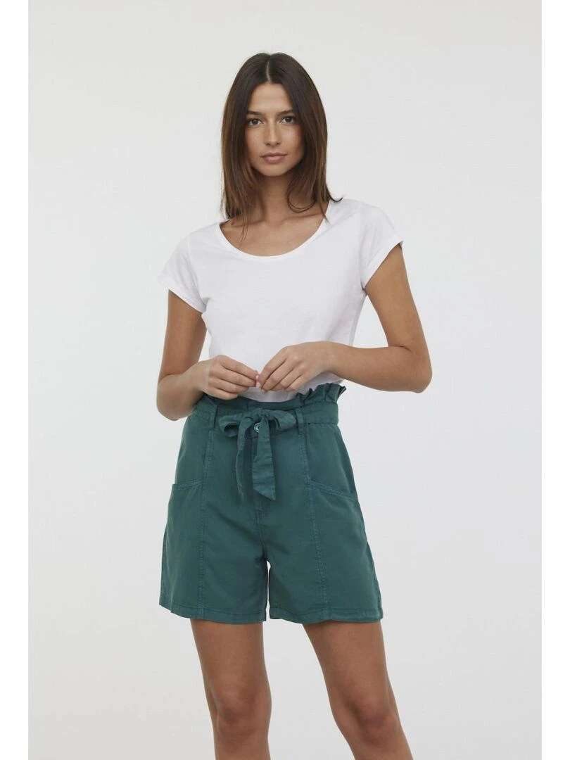 Lee Cooper Short lyocell regular NARIS Vert bouteille
