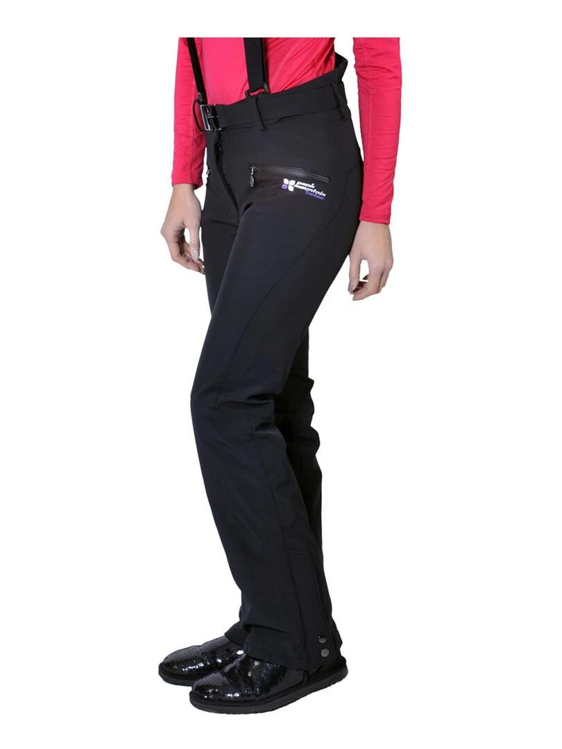 Pantalon de ski fille FAFUZZI   PEAK MOUNTAIN   Noir Noir