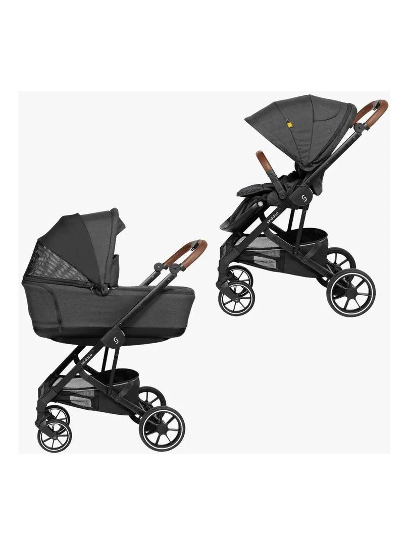 Poussette "Moss" noir Noir