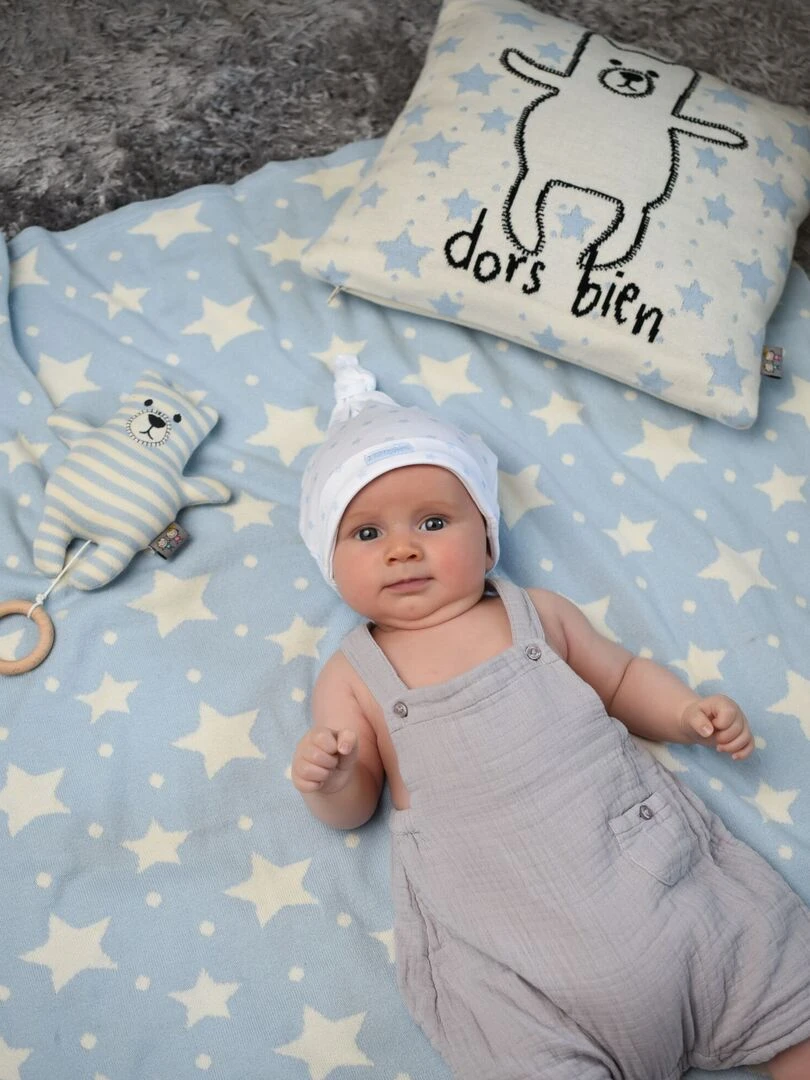 Peluche mobile musicale  éveil bébé  Ourson   Blanc