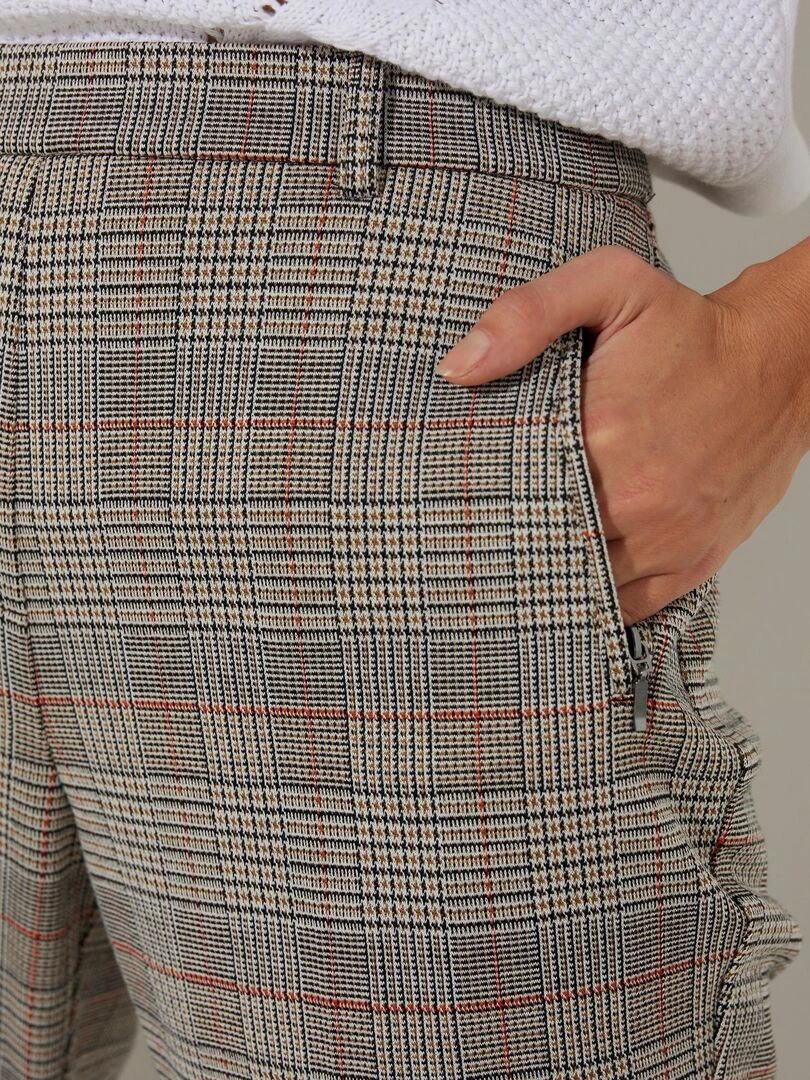 Pantalon 7/8ème maille milano   Damart   Marron
