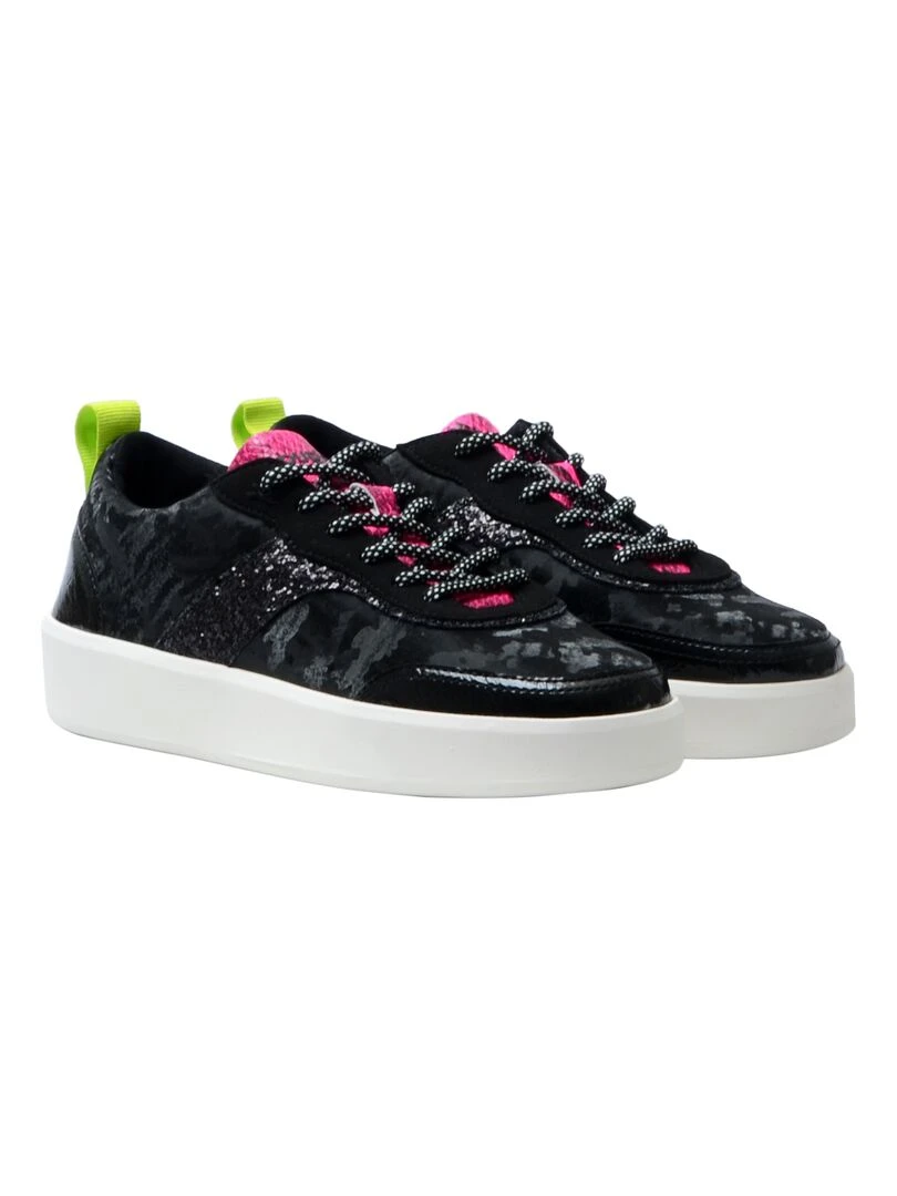 Basket Desigual Fancy Black   Noir
