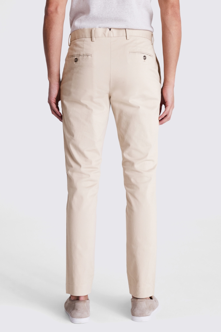 Slim Fit Navy Stretch Chinos    Buy Online at Moss