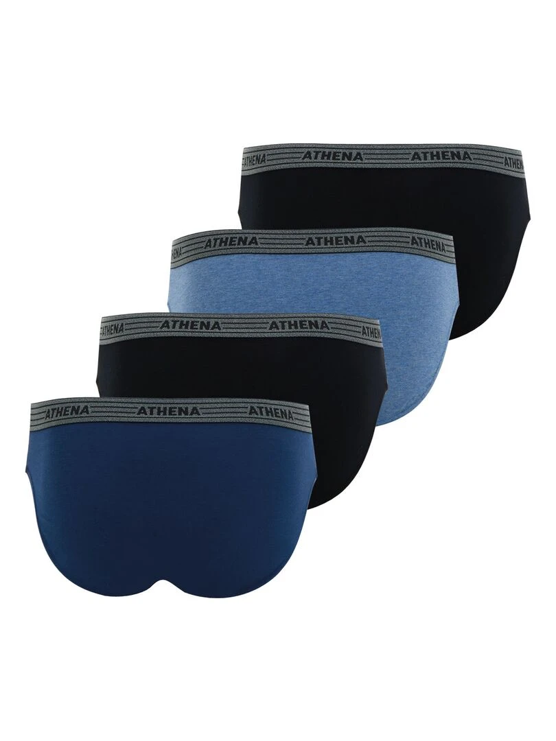 Lot de 4 slips homme Eco Pack   Bleu
