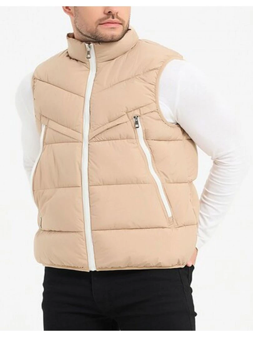 doudoune sans manches Kebello Beige