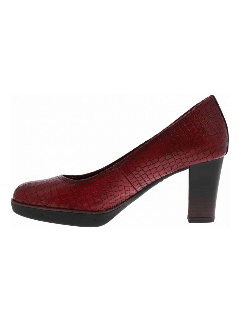 TAMARIS   Escarpins cuir   Rouge