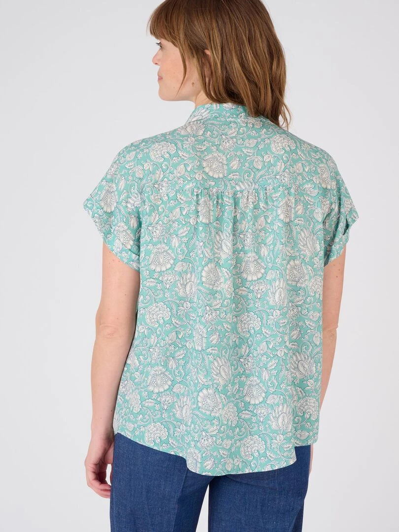 Chemisier fleuri Climatyl   Damart   Vert