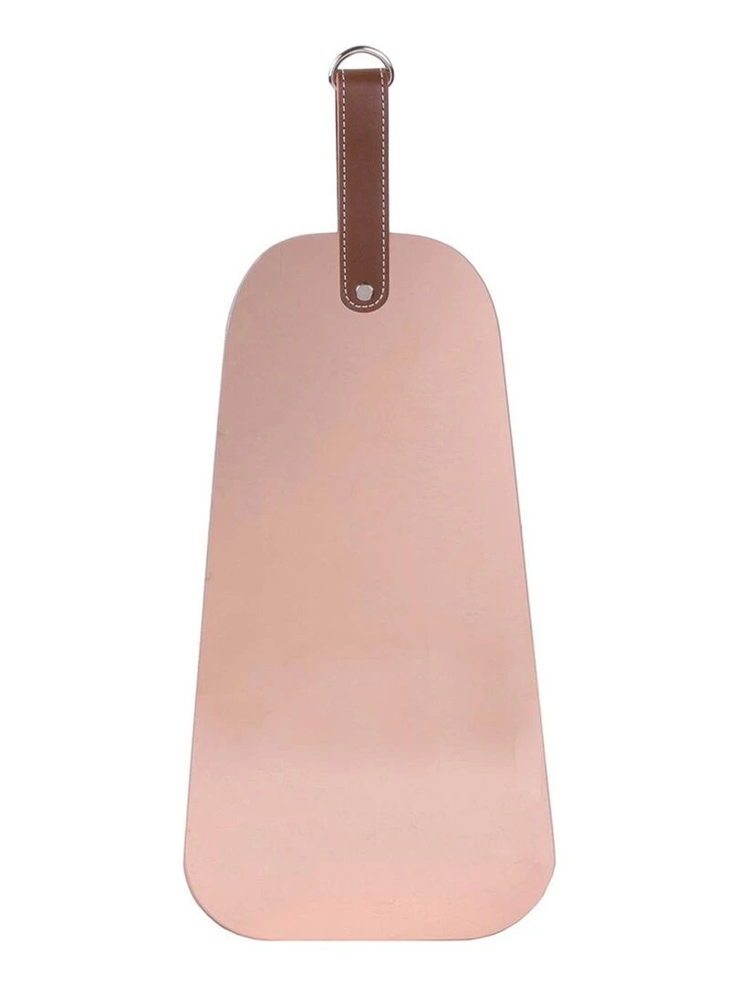 Miroir cuivre rose avec anse trapèze Rose