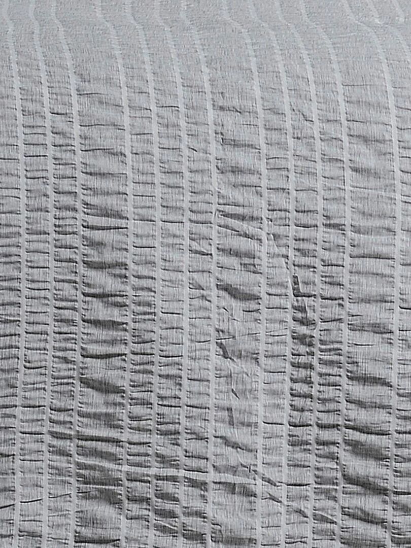 Jeté de lit à rayures verticales Gris clair