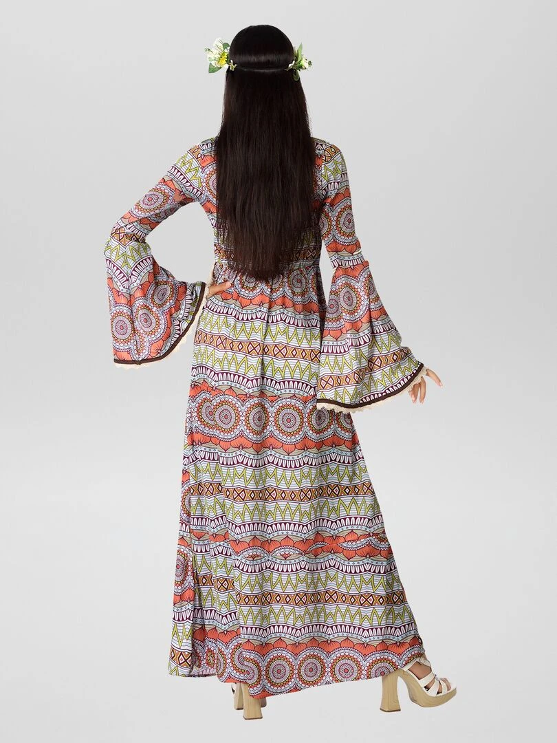 Robe de déguisement 'Hippie'   Blanc