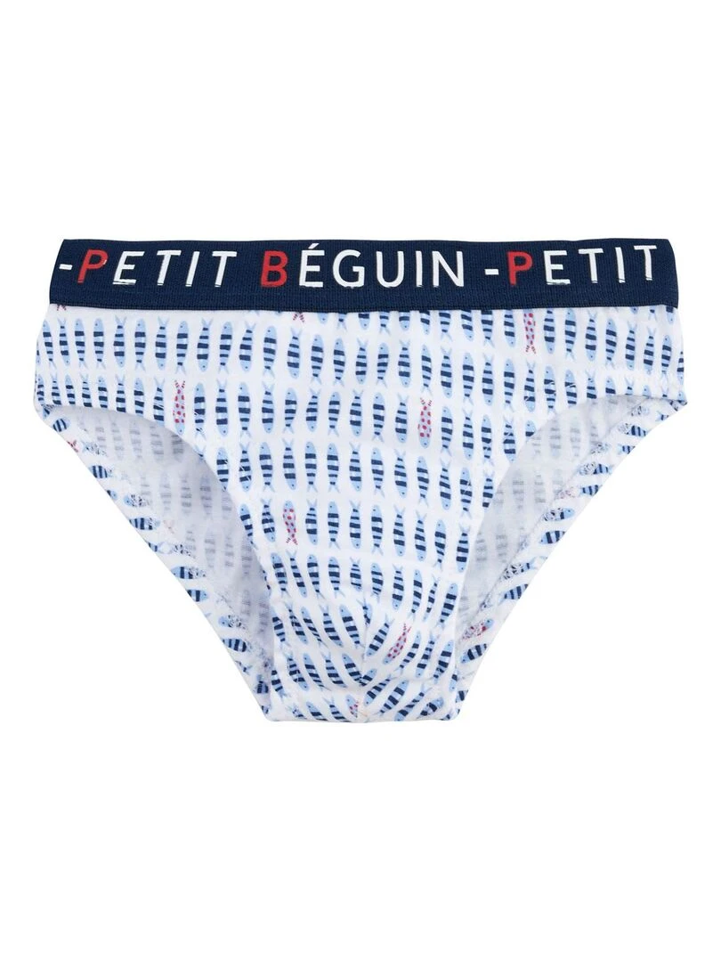 Lot de 3 slips garçon Sandronino   Bleu