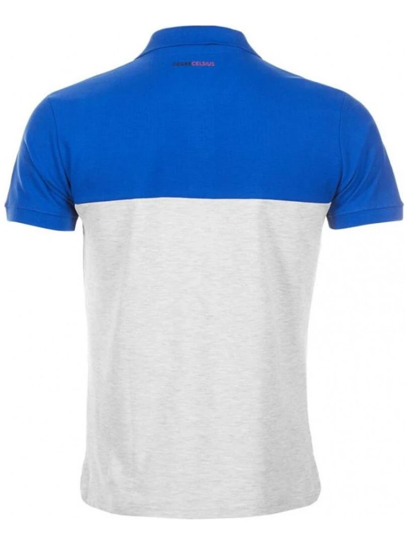 Polo manches courtes homme CALOSTE DEGRE CELSIUS Bleu Gris
