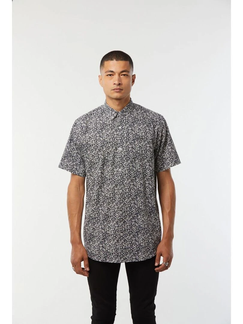 Lee Cooper Chemise manches courtes coton comfort DELER Noir