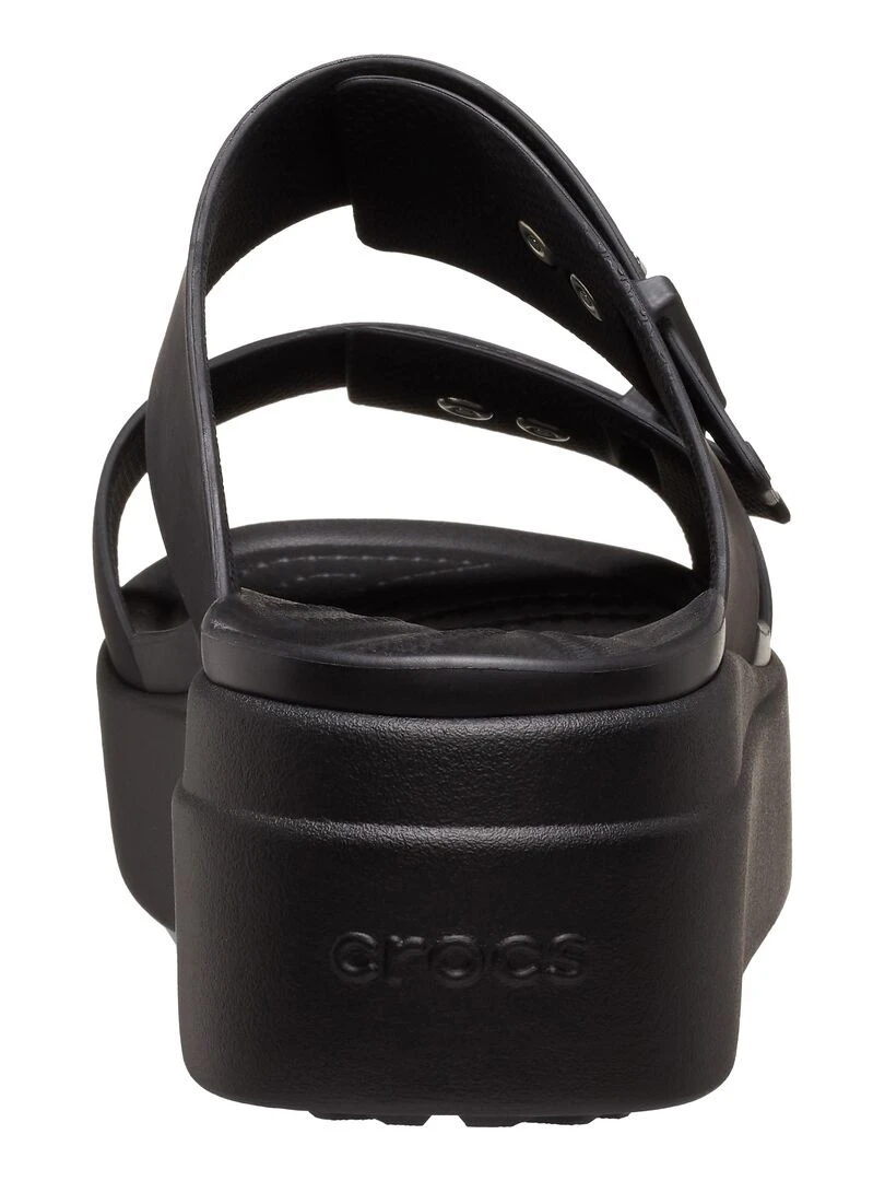 Sandales à Enfiler Crocs Brooklyn Buckle   Noir
