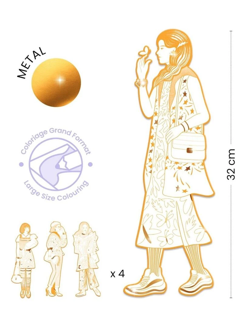 Dessins à colorier : Demoiselles Scout   N/A