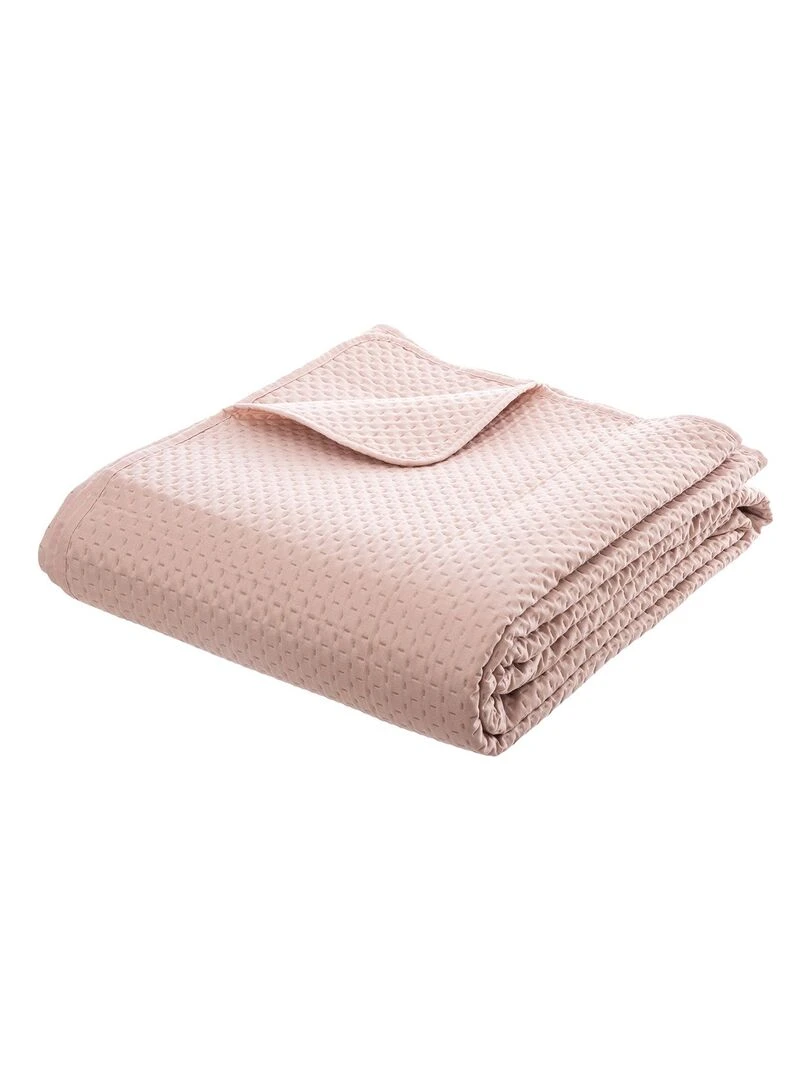 Dessus de lit 240x260 Dolce rose + 2 taies Rose