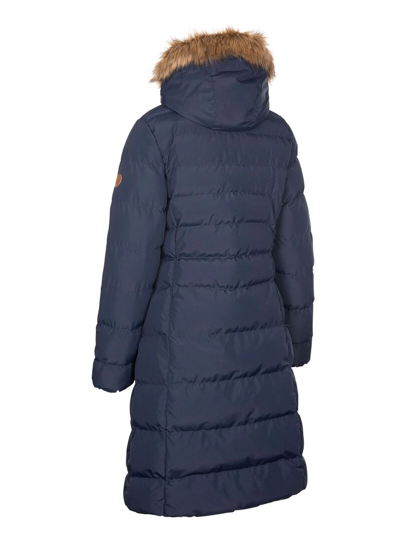 Trespass Doudoune longue AUDREY Bleu marine