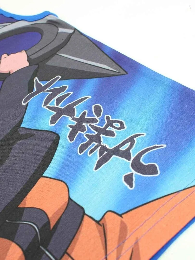 Disney   Ensemble ​​T shirt short garçon Imprimé Naruto   Bleu