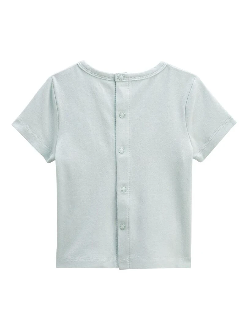 Lot de 2 t shirts bébé manches courtes Kimi   Ecru