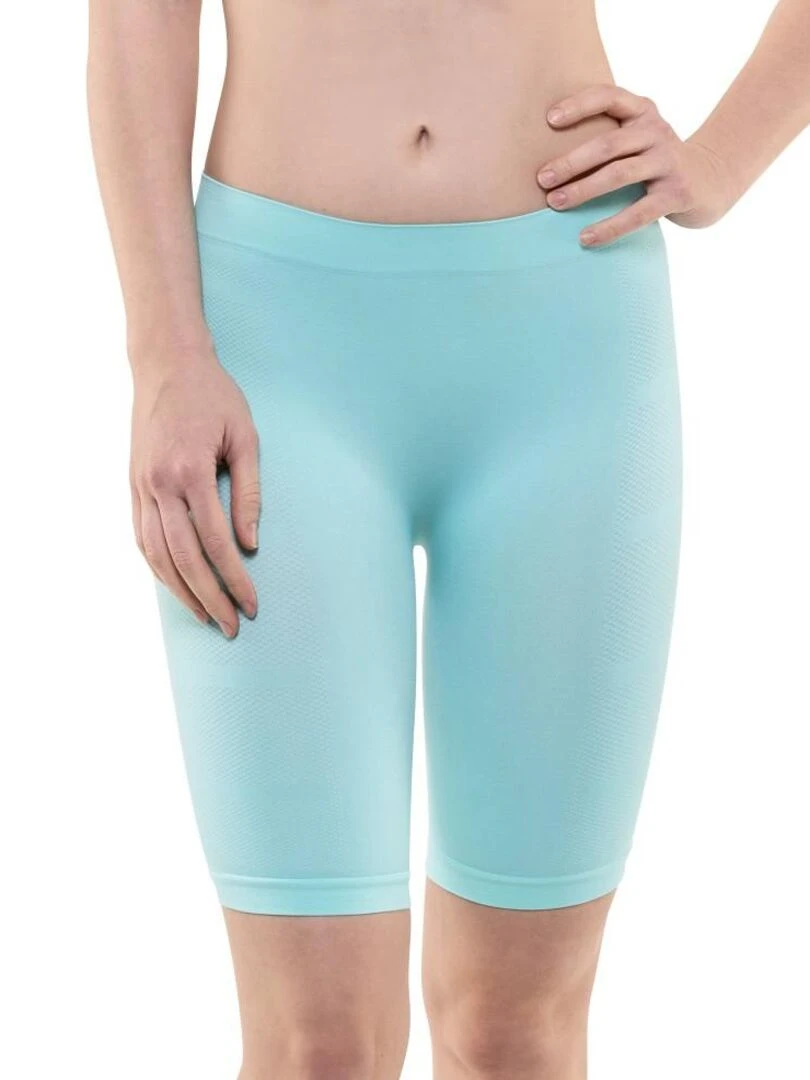 Short en mesh respirant et en fibre de Jade thermorégulant Vert jade