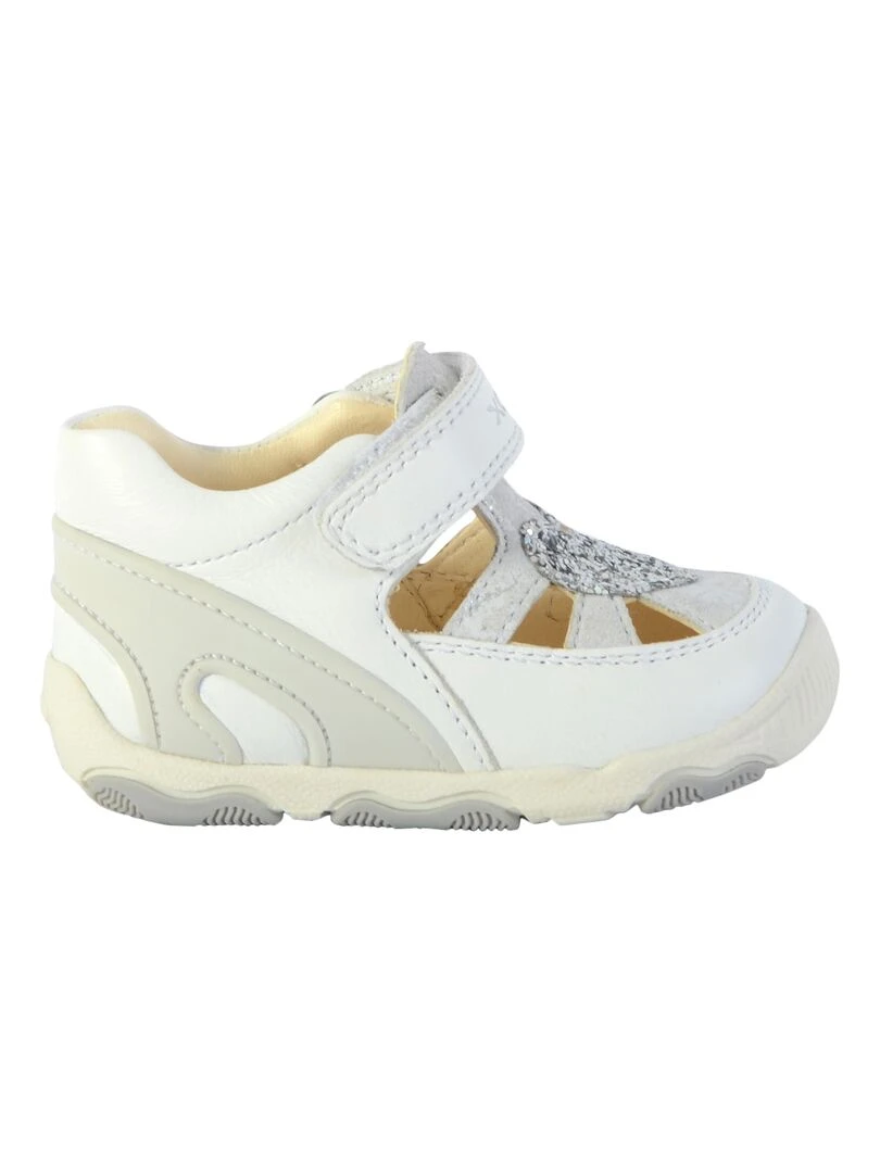Basket Cuir Bébé Balu Blanc