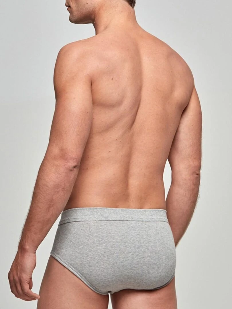 Slip pur coton Essentials   Gris
