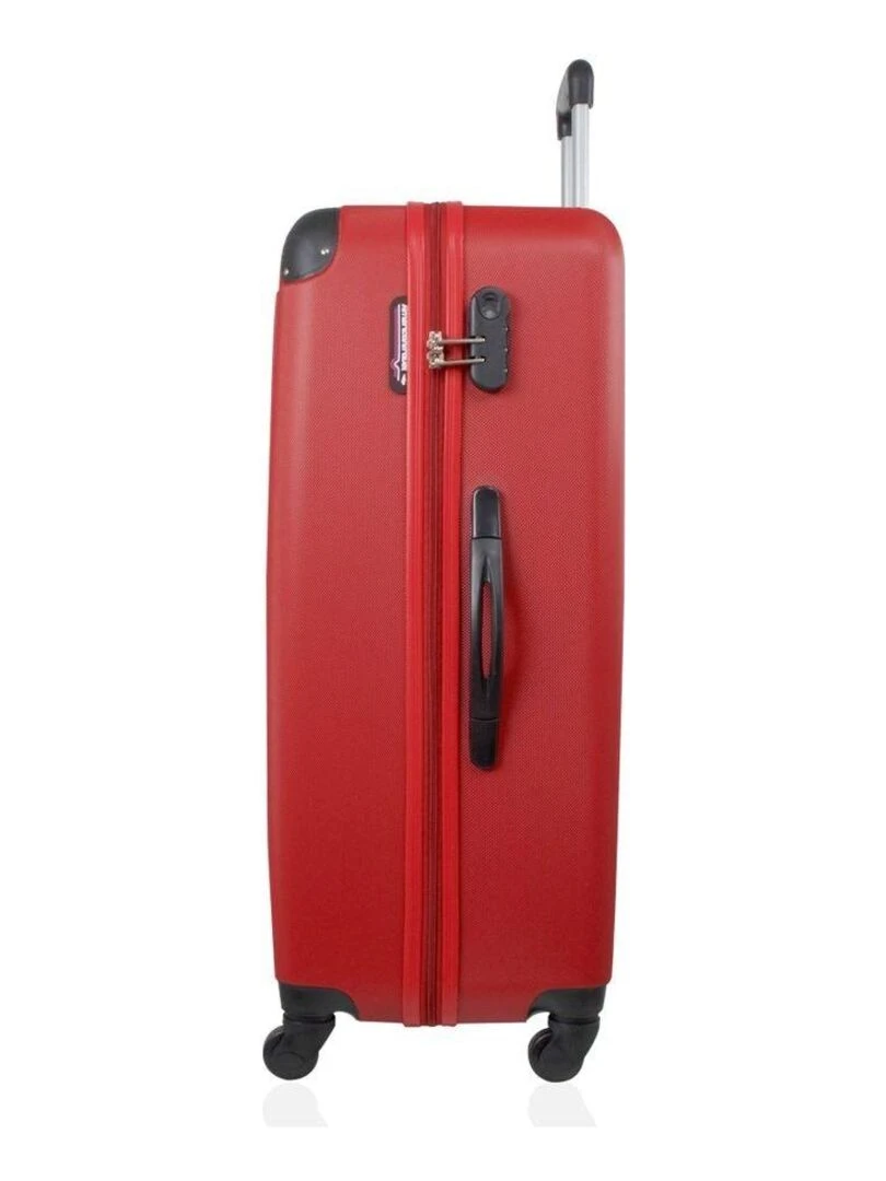 Valise Grand Format Rigide 75cm LITTLE ITALIE   Rouge