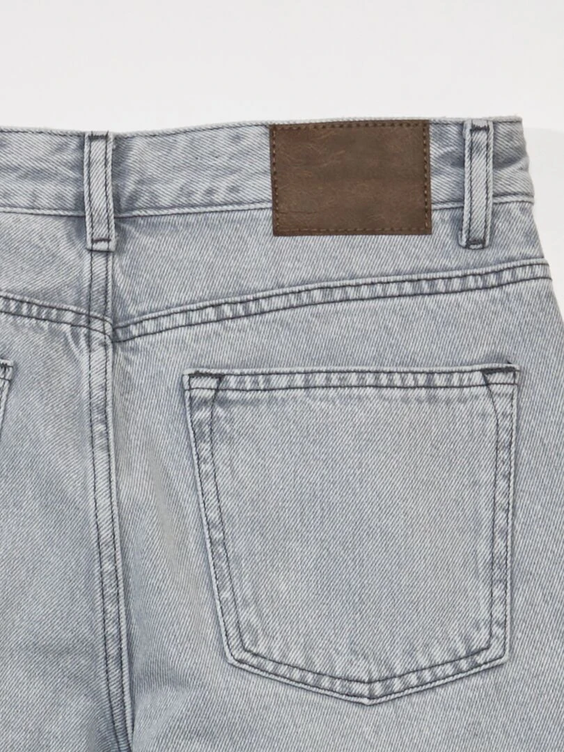 Jean droit   L32   Gris