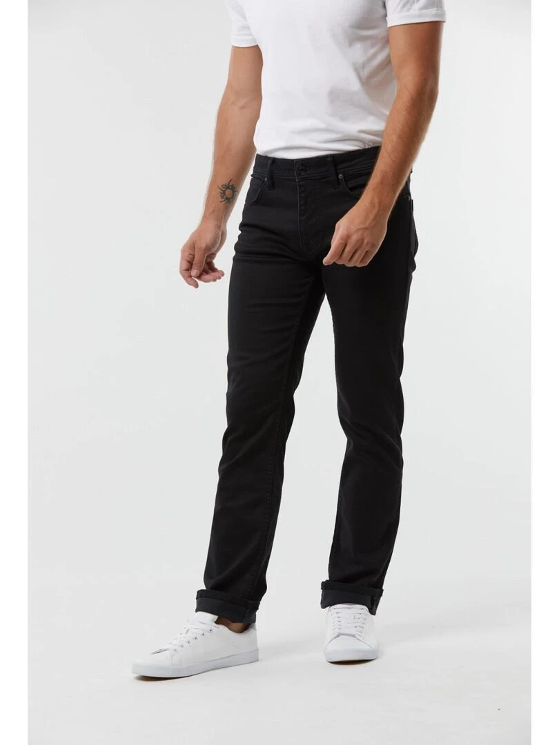 Lee Cooper   Pantalon coton straight LC126ZP   Noir