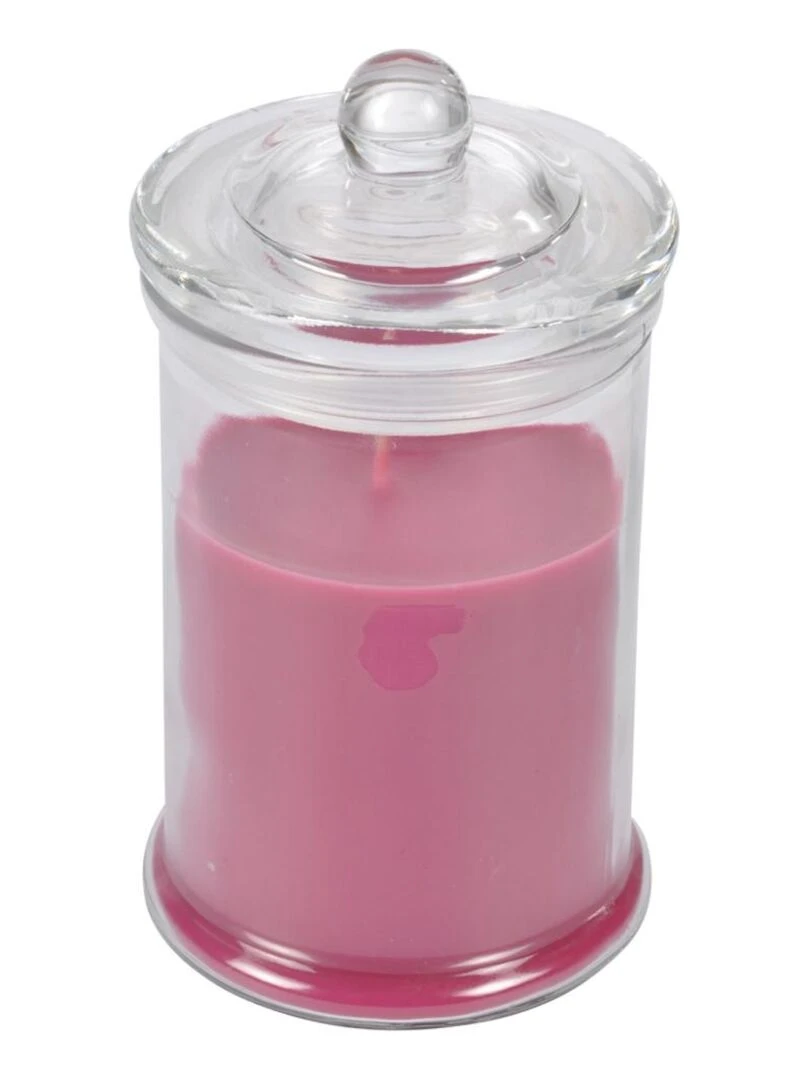 Bougie parfumée en bocal Rose