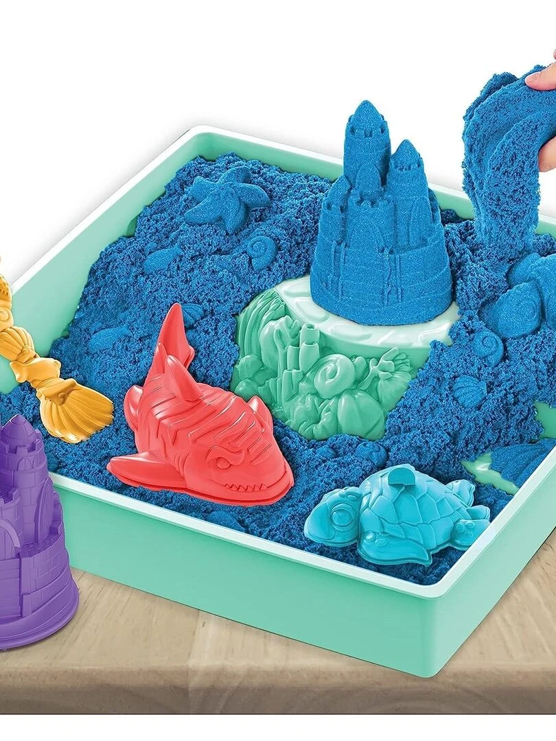 Coffret sable kinétique bleu   N/A