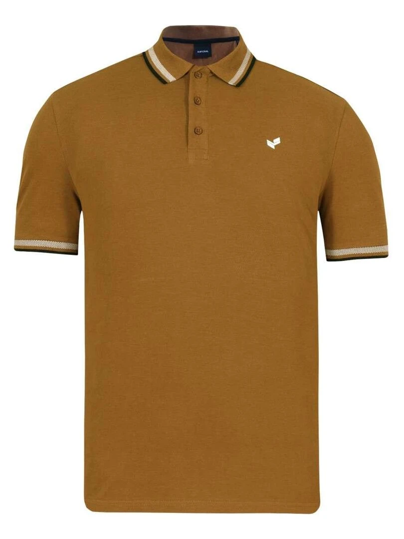 KAPORAL Polo en maille piquée Camel