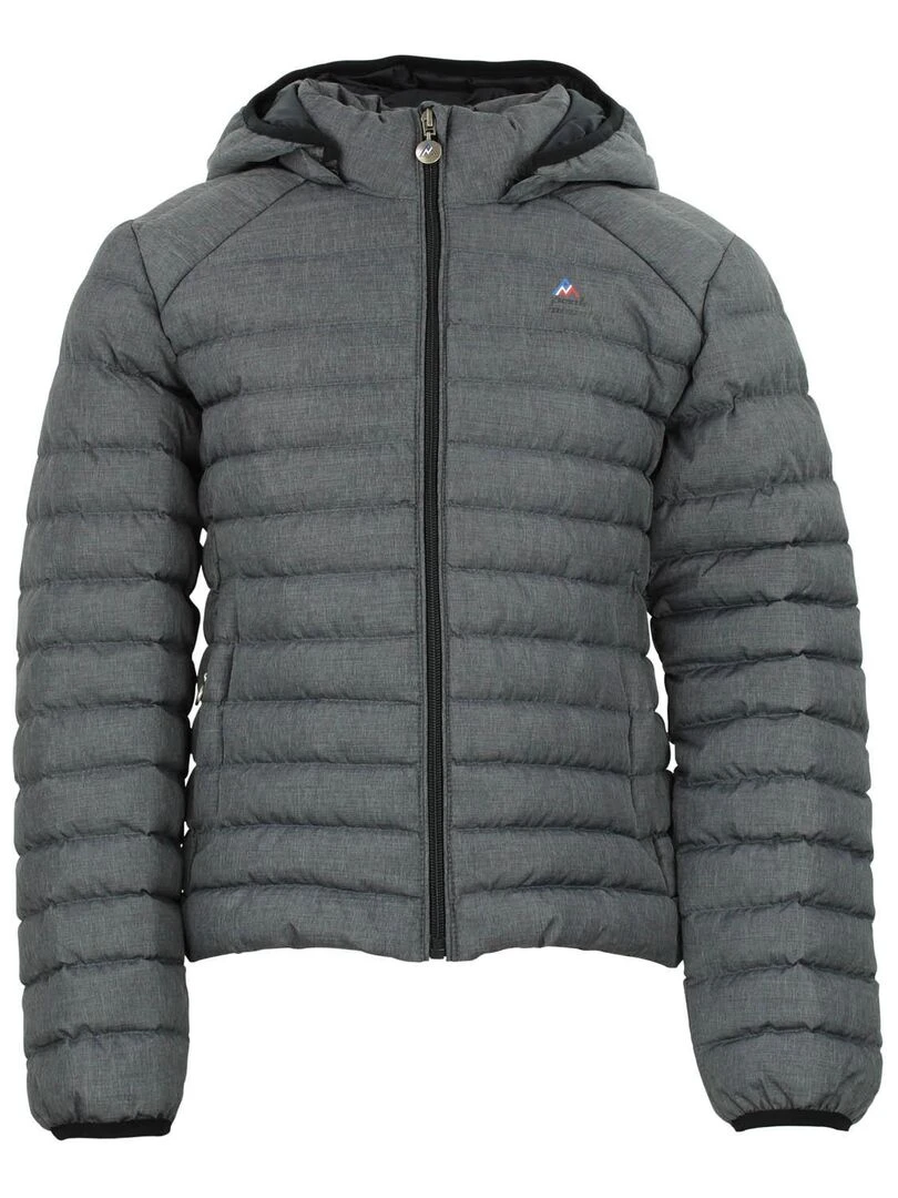 Doudoune de ski fille GACENZA PEAK MOUNTAIN gris anthracite