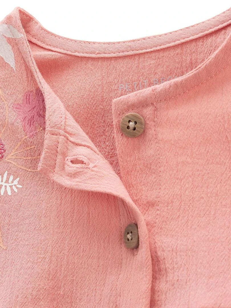 Ensemble bébé tunique + legging Sumba   Rose