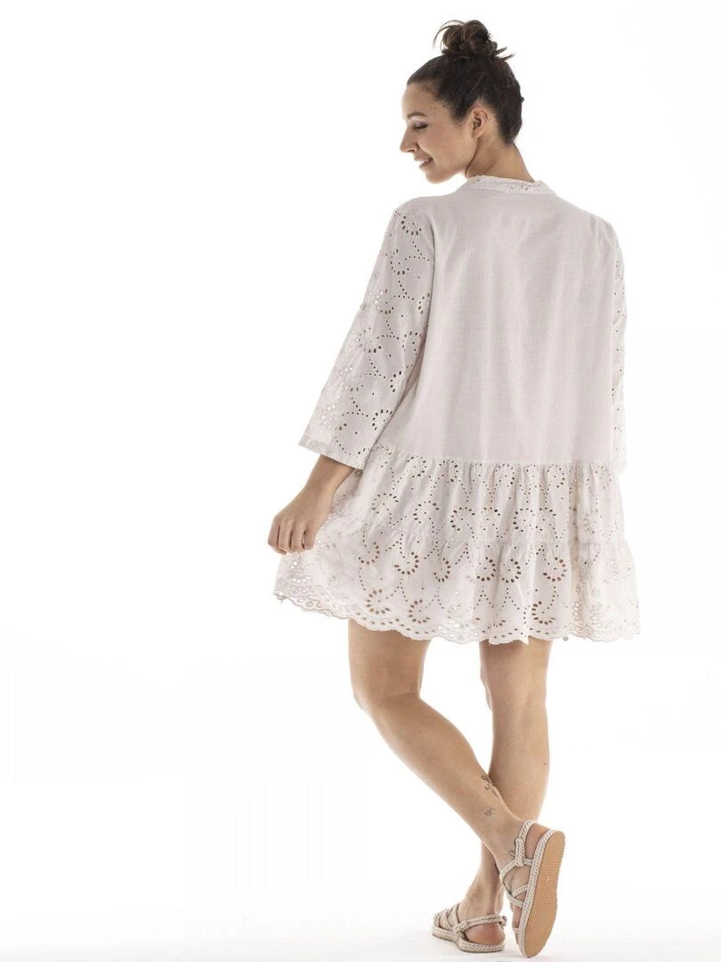 Robe mao RAISSA   Gérard Pasquier   Beige