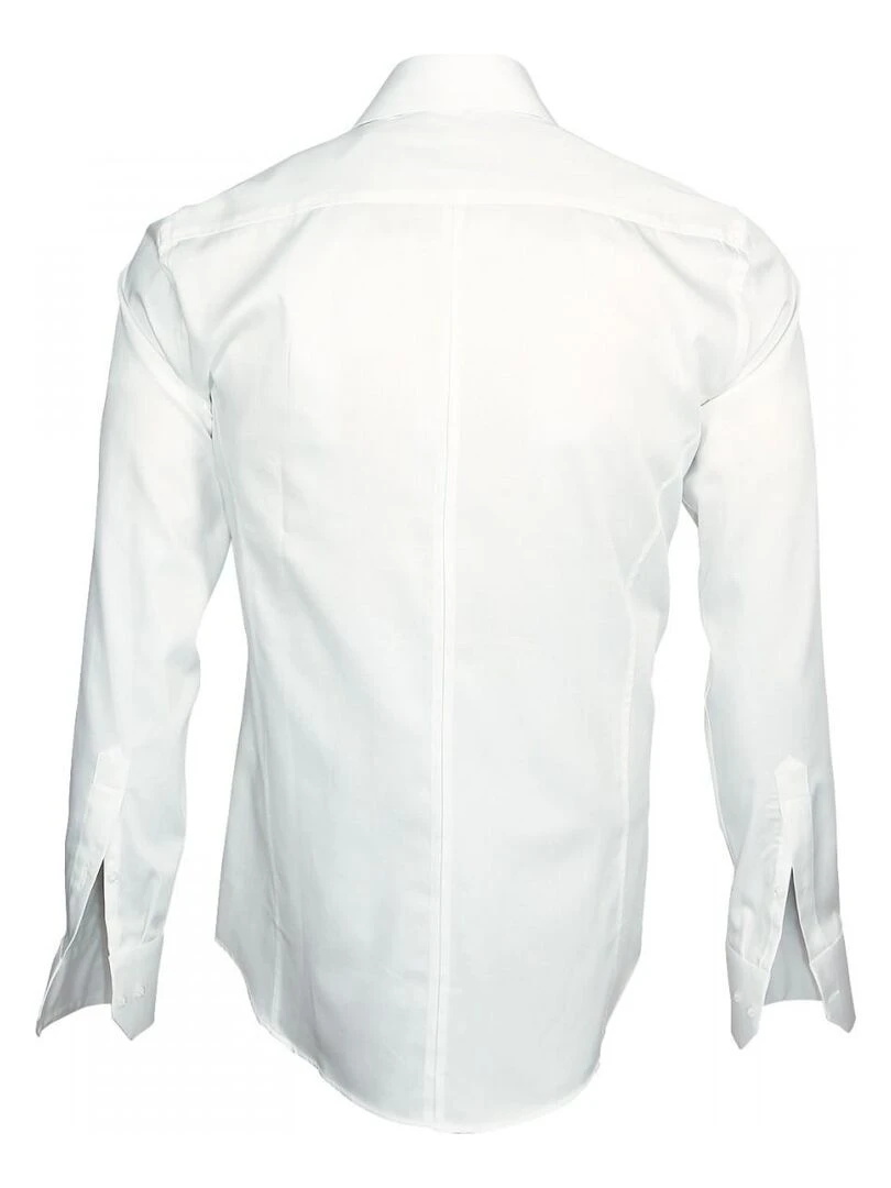 Chemise col crocodile SPARK Blanc