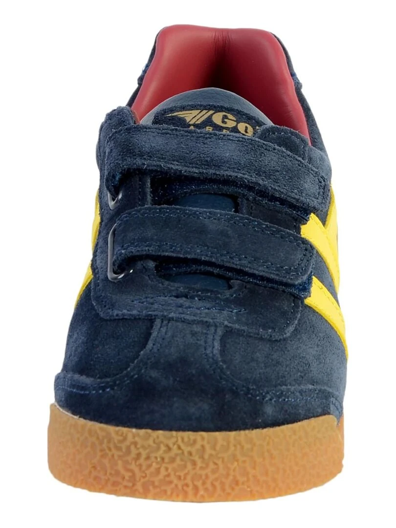 Basket Gola Enfant Harrier Velcro   Bleu