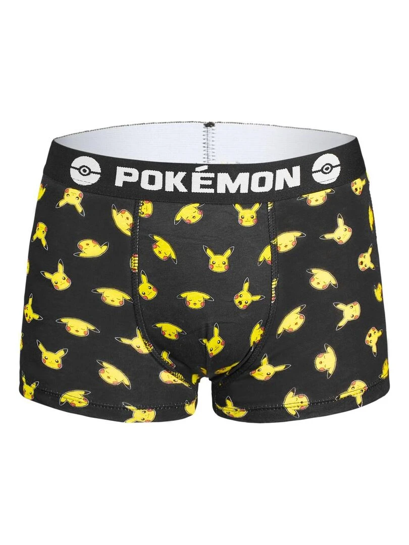 Lot de 5 Boxers coton garçon Pokemon Pokemon   Noir