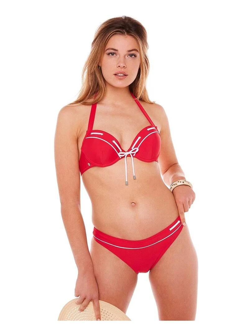 Slip de bain HORIZON Brigitte Bardot Bain Rouge