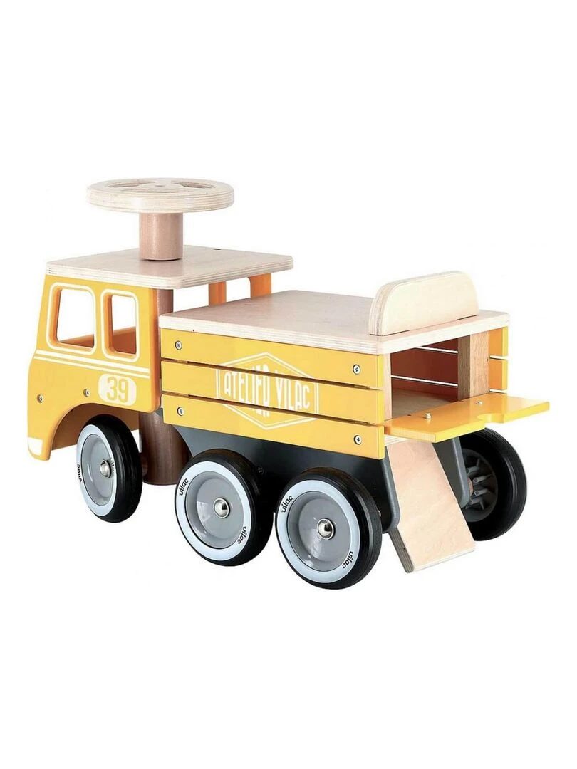 Porteur camion de chantier en bois N/A